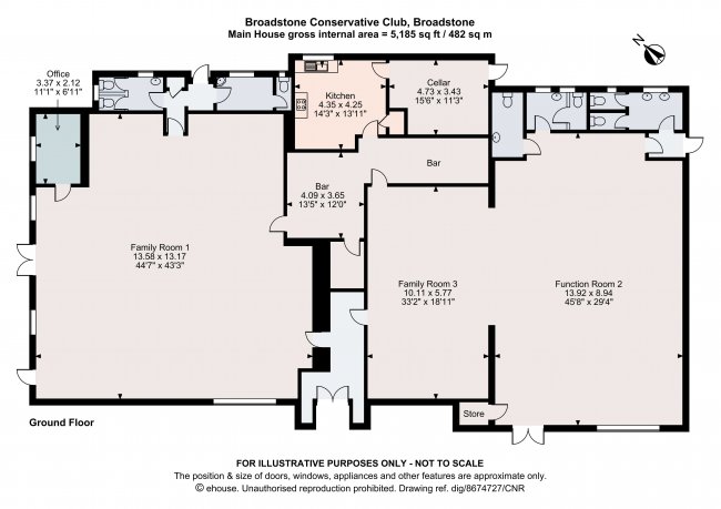 Broadstone Social Club, Tudor Road, Broadstone, BH18 8AW 1