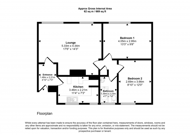 Flat 69 Sutton Field, Whitehill, Bordon, GU35 9BS 2