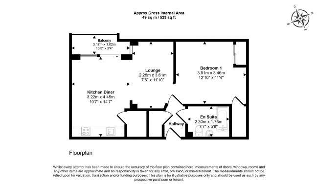 Flat 59, 3 Cornell Square, Nine Elms, London, SW8 2ER 3