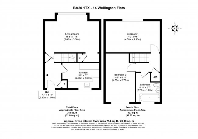 Flat 14 Wellington Flats, Salthouse Lane, Yeovil, BA20 1TX 9