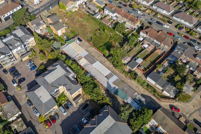 Land and garages rear of 10 Chingford Mount Road, London E4 9AB 1