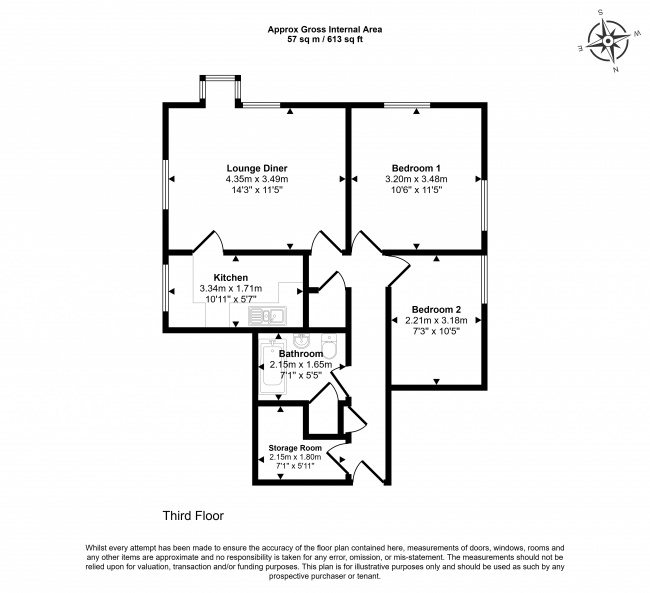 Flat 75, Benwell Close, Benwell Grange, Newcastle Upon Tyne, NE15 6RZ 9