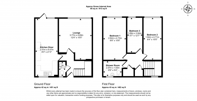 7 The Wharfe, Bedford, Bedfordshire, MK41 7XP 9