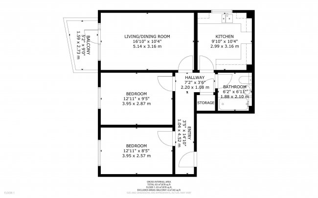 Flat F, Mais Court, 40 Parkside Crescent, Finsbury Park, Islington, N7 7JN 9