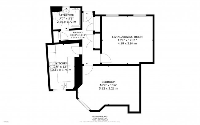 18 St. Josephs Flats, Drummond Crescent, Euston, London, NW1 1LE 1