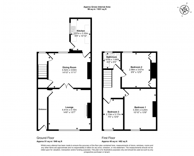 67 Hawthorn Road, Ashington, Northumberland, NE63 0SW 7
