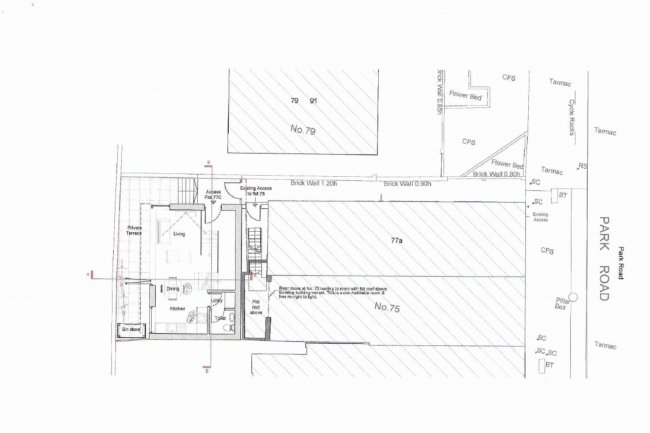 Land on the west side of 75 Park Road, Kingston Upon Thames, KT2 6DE 5