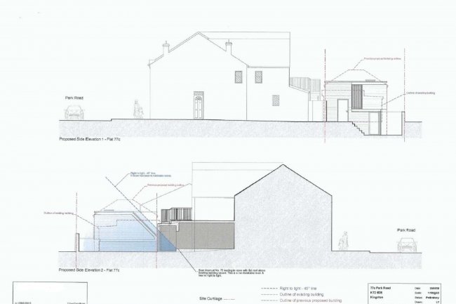 Land on the west side of 75 Park Road, Kingston Upon Thames, KT2 6DE 5