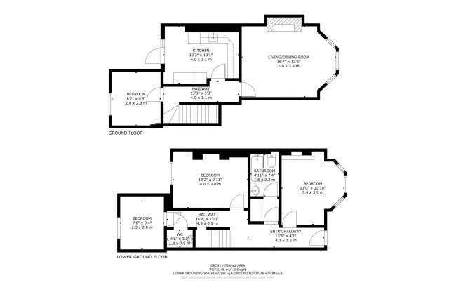 Flat A, 79 Tollington Park, Finsbury Park, London, N4 3QJ 1