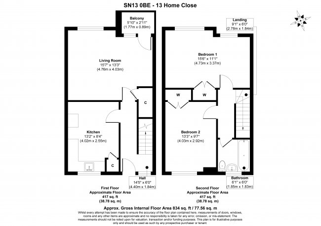 13 Home Close, Newlands Road, Corsham, Wiltshire, SN13 0BE 10