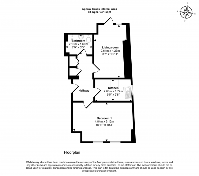 Flat 1, 2 Carshalton Road, Blackpool, FY1 2NR 3