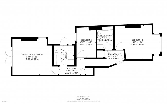 Flat A, 45 Parklands Road, Furzedown, London, SW16 6TB 2