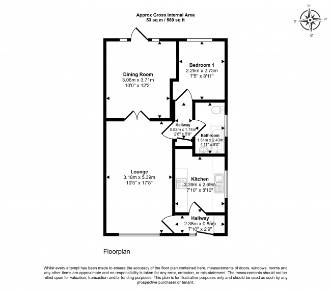 78 Nookfield, Moss Side, Leyland, Lancashire, PR26 7YD 2