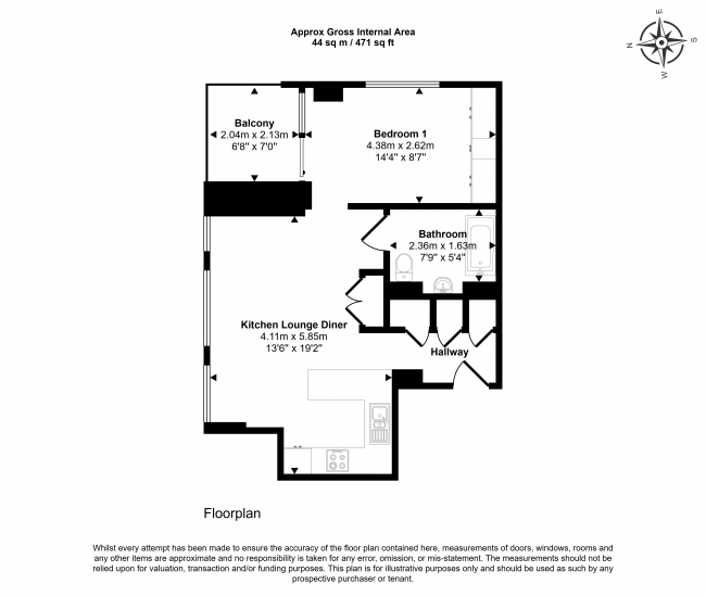 Flat 2105, Atlas Building, 145 City Road, London, EC1V 1AY 1