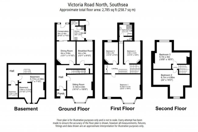 98 Victoria Road North, Southsea, Hampshire, PO5 1QE 8