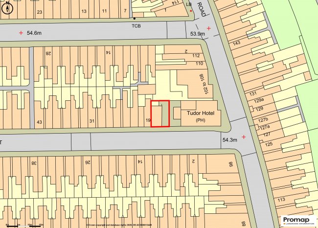 Land and outbuilding on the west side of 100 Tudor Road, Leicester, Leicestershire, LE3 5HT 7