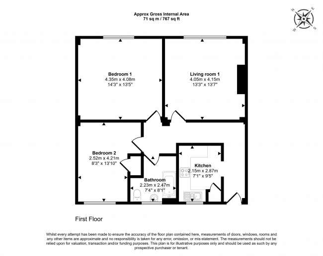 434 Dollary Court, Kingston Road, Kingston upon Thames KT1 3PB 8