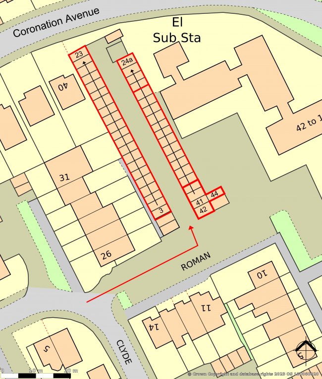 Garages at Clyde Rear of 26 Ashlands Court, Coronation Avenue East, Tilbury, Essex, RM18 8RY 4