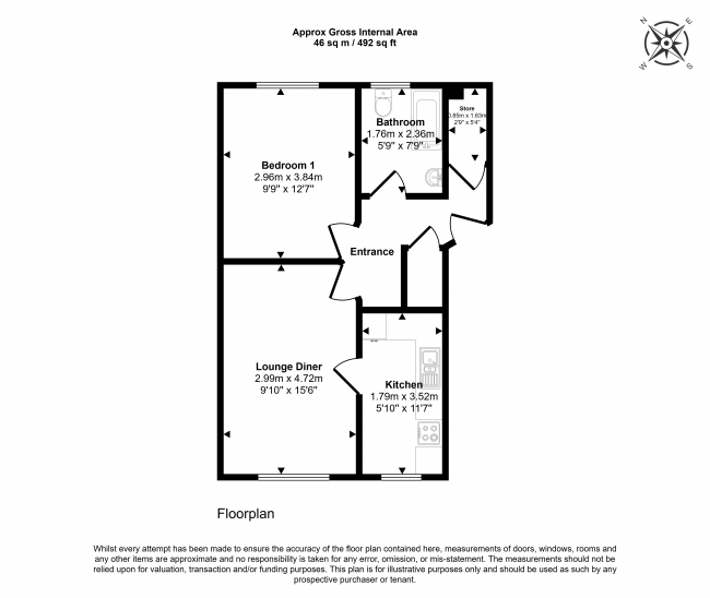 Flat 1, The Grove, 110 Groveleaze, Shirehampton, Bristol, BS11 9QU 9