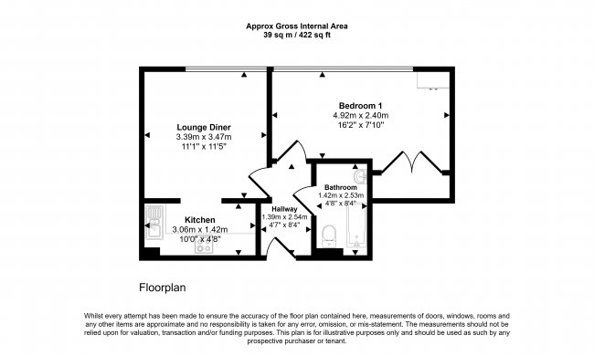 Flat 1, 48f High Street, Cosham, Portsmouth, Hampshire PO6 3AG 7