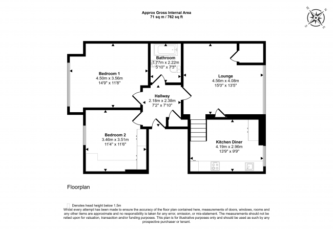 Flat D, 40 Great North Road, Highgate, London, N6 4LU 5
