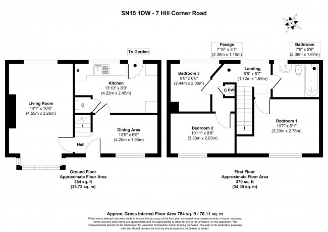 7 Hill Corner Road, Chippenham, Wiltshire, SN15 1DW 9
