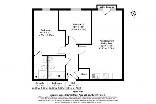 Apartment 220, Ladywell Point Pilgrims Way, Salford, M50 1AZ 6
