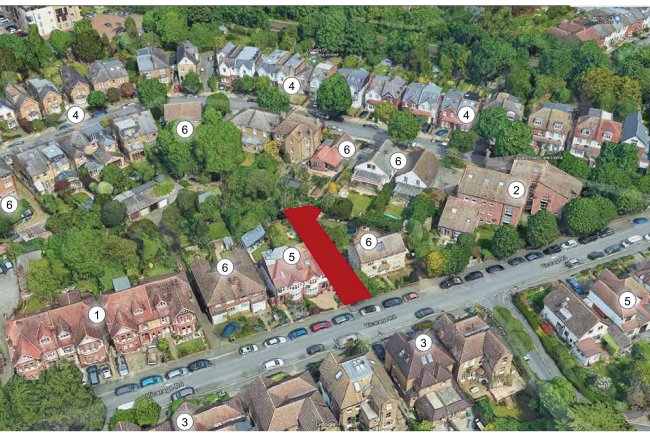 Land Between 18-20 Vicarage Road, Hampton Wick, London KT1 4ED 4
