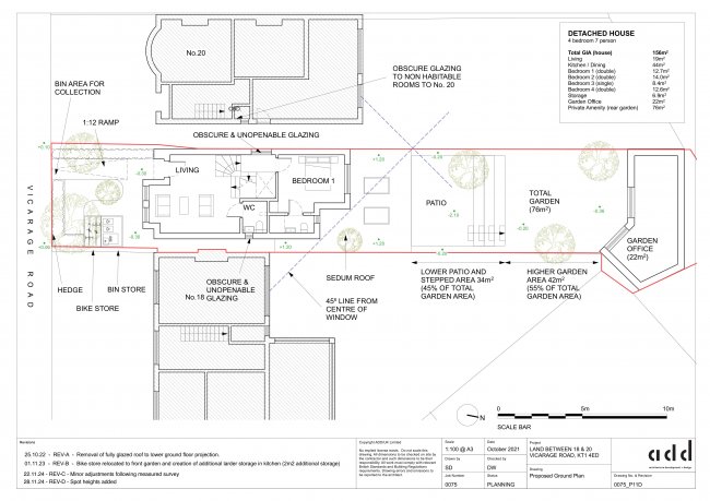 Land Between 18-20 Vicarage Road, Hampton Wick, London KT1 4ED 4