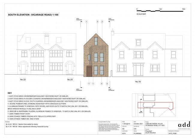 Land Between 18-20 Vicarage Road, Hampton Wick, London KT1 4ED 4