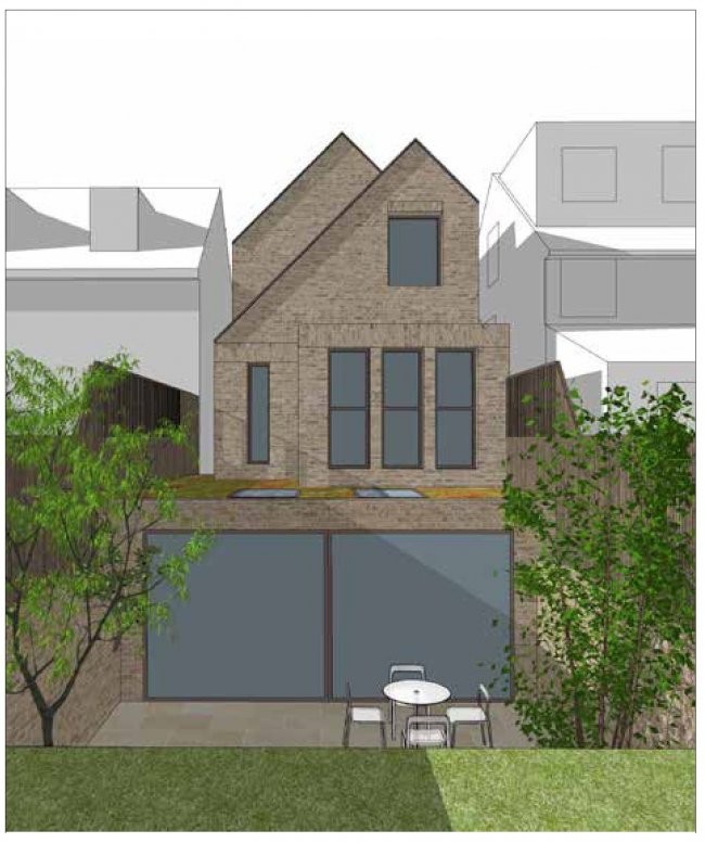 Land Between 18-20 Vicarage Road, Hampton Wick, London KT1 4ED 4