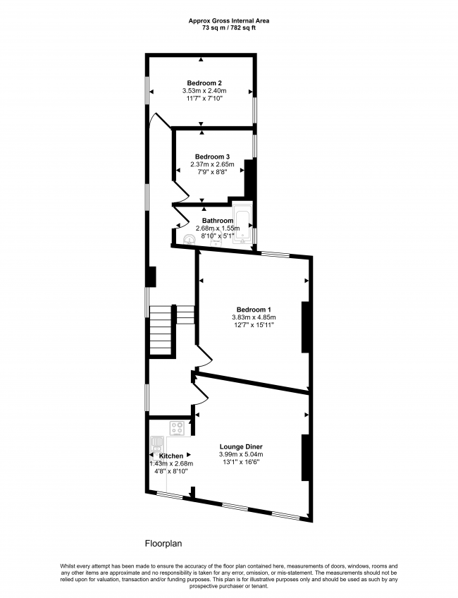 First Floor Flat, 192 Queens Road, Peckham, London SE15 2HP 3