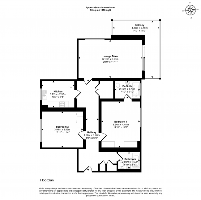 Flat 1, Forest House, 1 Russell Cotes Road, Bournemouth, BH1 3UA 2