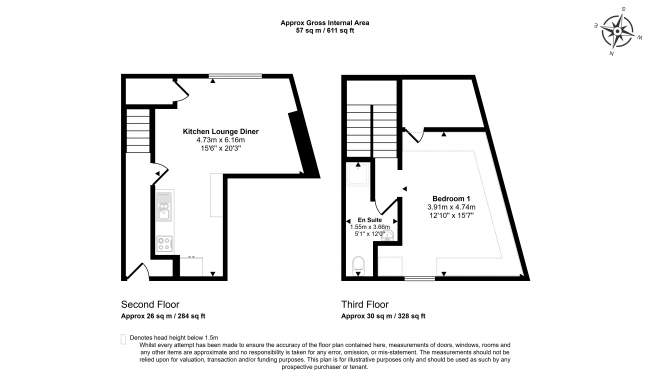 Flat 4, 6 High Street, Walthamstow, London, E17 7LD 3