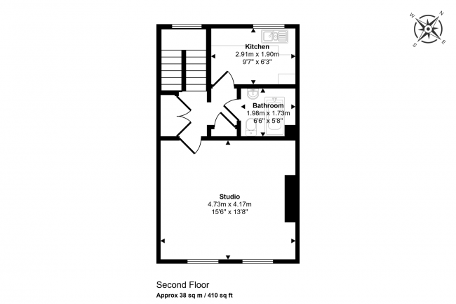 Flat C, 10 Loveridge Road, West Hampstead, London NW6 2DT 4