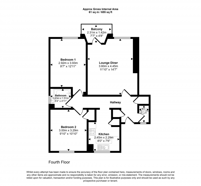 Flat 25, Maskall Close, High Trees, Tulse Hill, London, SW2 3PH 4