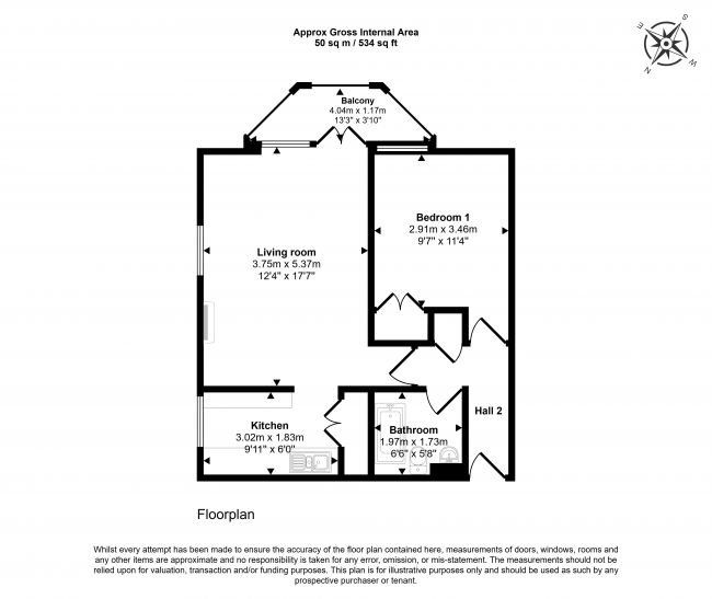 Flat 13, Caradon Court, 1A Ellesmere Road, Twickenham, TW1 2DN 4