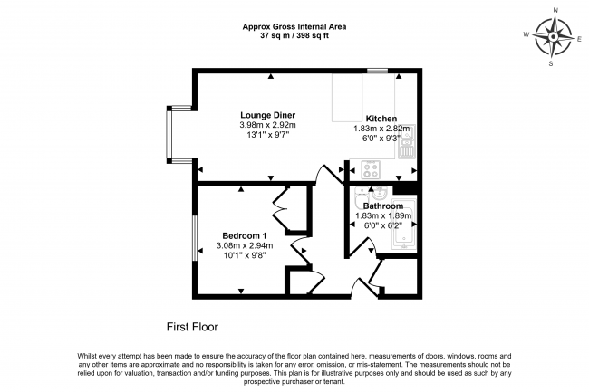 Flat 5 Archers Court, 13, Nottingham Road, Croydon CR2 6LN 6