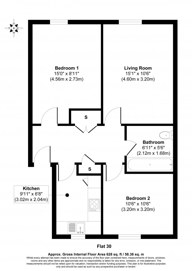Flat 30, Highland Court, 87 Gordon Road, South Woodford, London, E18 1RE 6