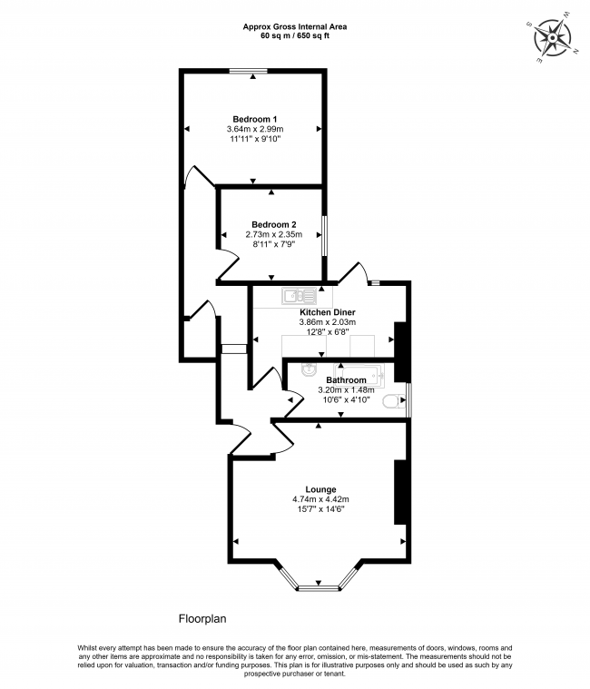 Flat A, 68 Rattray Road, Brixton, London SW2 1BE 4