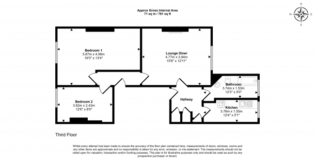 Third Floor Flat, 13 Warrington Crescent, Maida Vale, London, W9 1ED 1