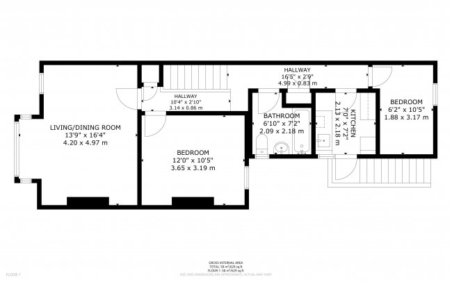Flat B, 55 Colworth Road, Leytonstone, London, E11 1JA 2