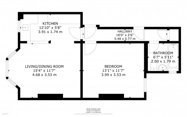 Flat 2, 8-10 Uxbridge Road, Hanwell, London, W7 3PP 8