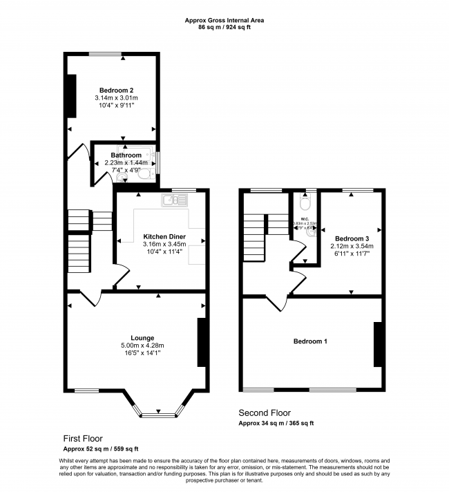 First & Second Floor Flat, 27 Carnarvon Road, London E15 4JW 9
