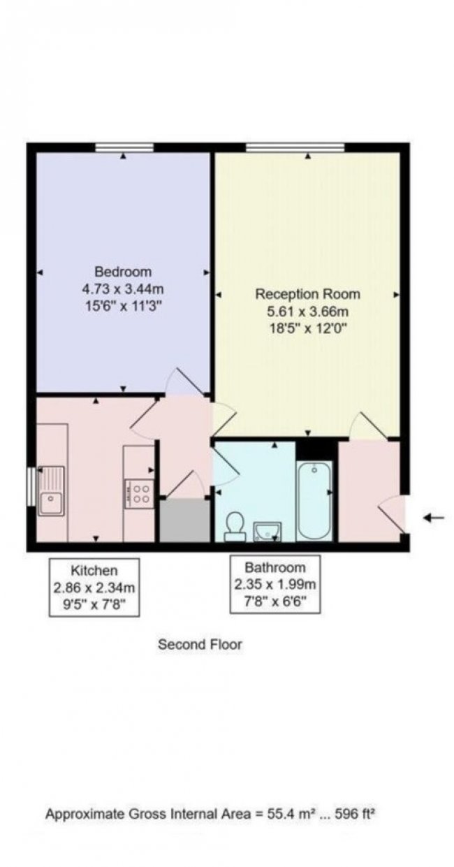 Flat 22 Parkdale, Bounds Green Road, London, N11 2HB 1