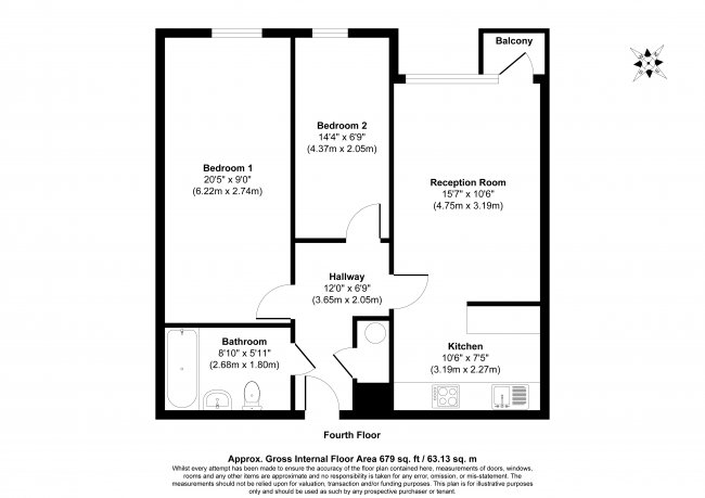 Flat 102, 44 Pall Mall, Liverpool, Merseyside, L3 6EN 7