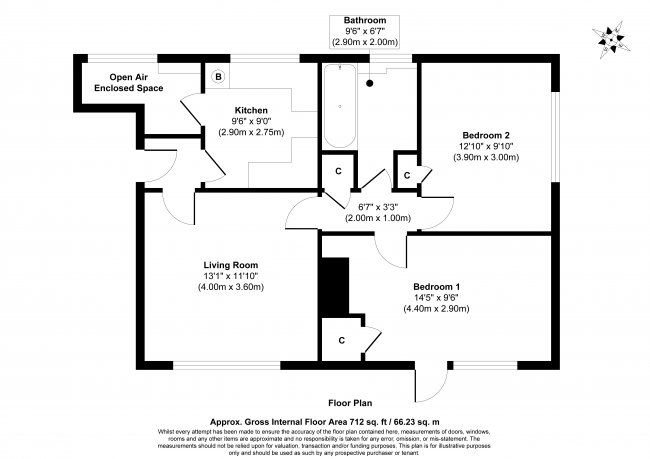 Flat 14 Linden Close, Calne, Wiltshire, SN11 0BB 6