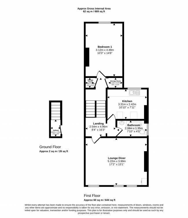Flat C, 24 Norwood Road, Herne Hill, London, SE24 9BH 2