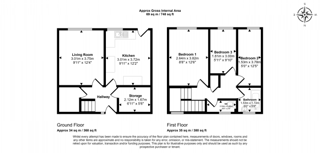 9 Miniott Walk, Hemlington, Middlesbrough, Cleveland, TS8 9NA 9