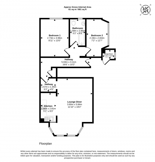 Flat 2, 80 Goldhurst Terrace, South Hampstead, London NW6 3HS 2